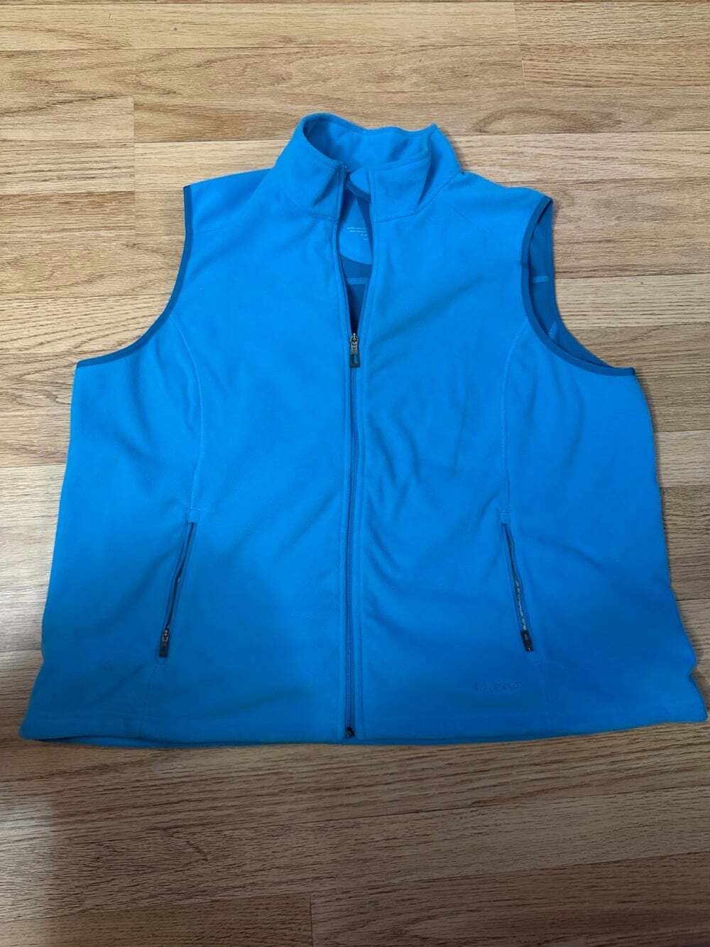 L.L.Bean Women's Blue Fleece Vest